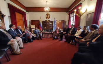 The Ambassador of India, H.E. Mr. P. K. Ashokbabu, had the pleasant opportunity to meet with the Honorable Rector of the Universidad de Los Andes, Dr. Mario Bonucci and the university authorities on Thursday, 13 June 2024 and discussed various opportunities for mutual cooperation.